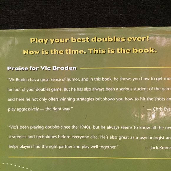 VGUC "Vic Braden's Laugh And Win At Doubles" Book, Vic Braden & Bill Bruns - Picture 3 of 7